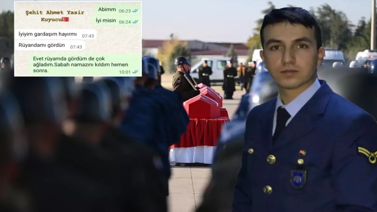 Şehit Ahmet Yasir Kuyucu’nun kardeşiyle yaptığı son konuşma yürekleri dağladı